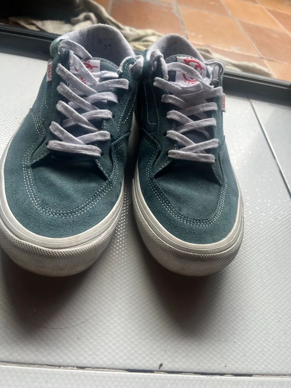 Tênis vans 41 Rowan azul e branco  - Foto 2