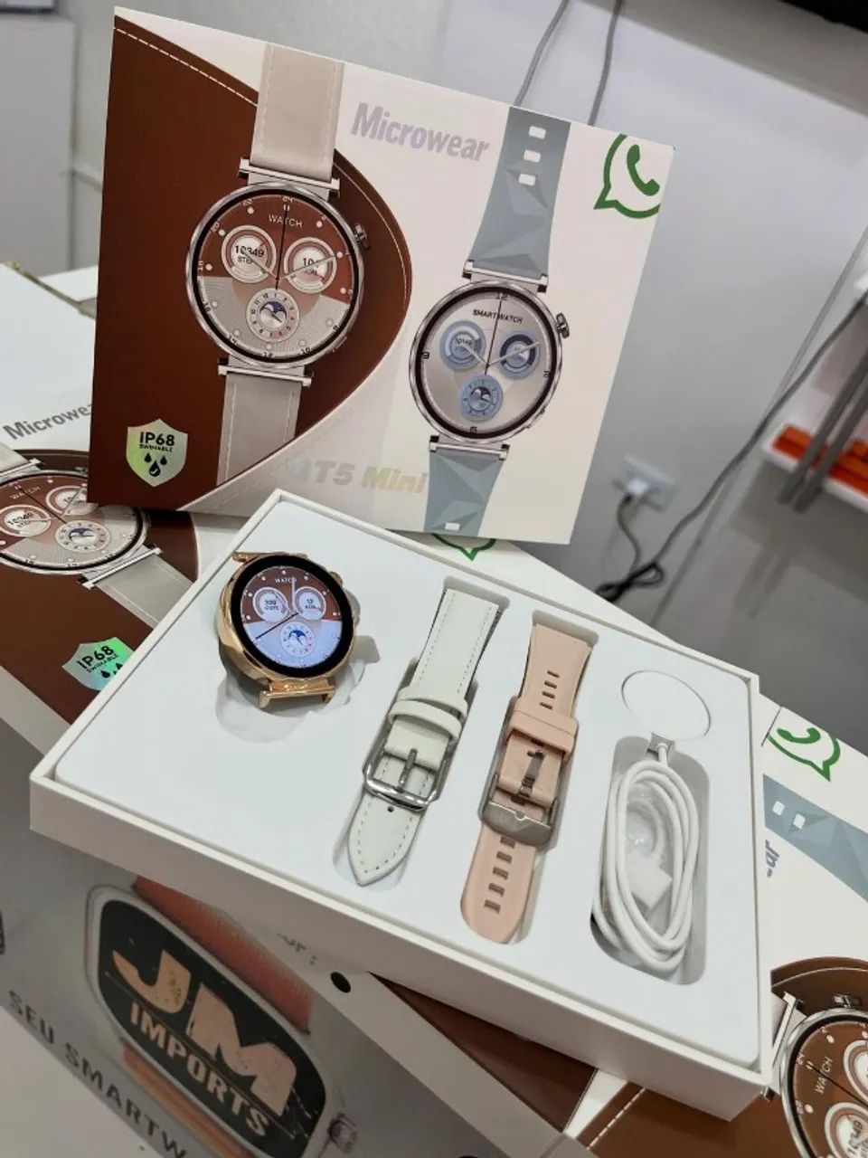 Smartwatch Microwear GT5 Mini | ChatGPT, WhatsApp e Ligações Bluetooth - Foto 3