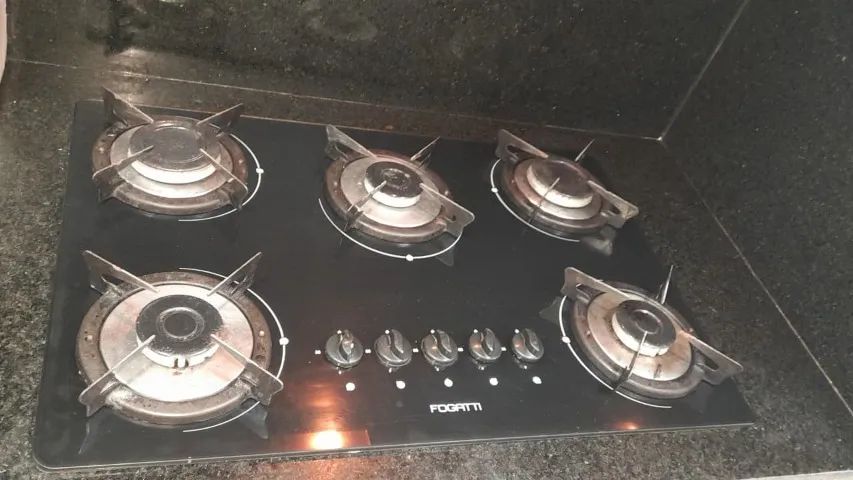 cooktop à gás 5 bocas