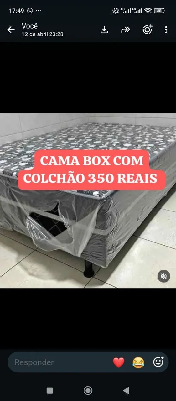 Cama box casal D33 . entrega grátis 