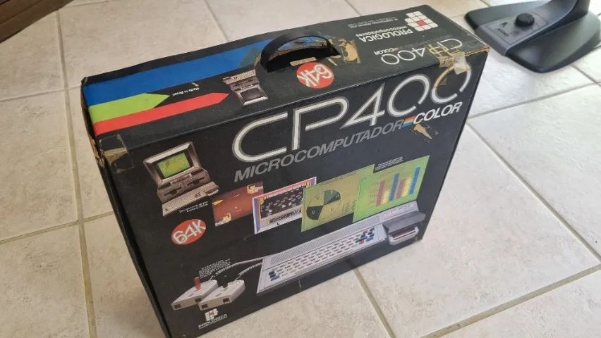 Microcomputador Prologica CP400 64k completo para colecionador - Foto 2