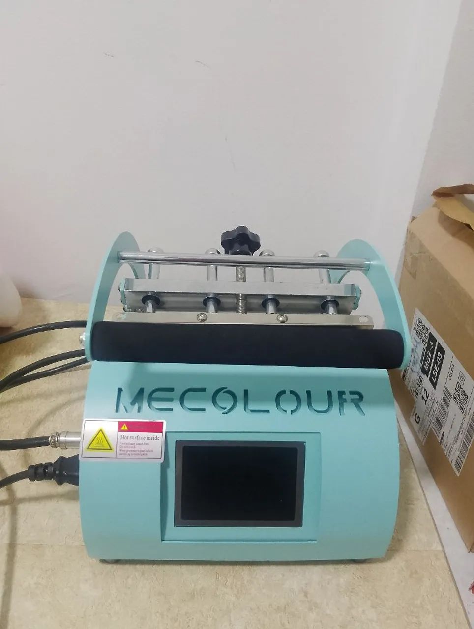 Prensa Mecolour 220v Digital Verde - Usado