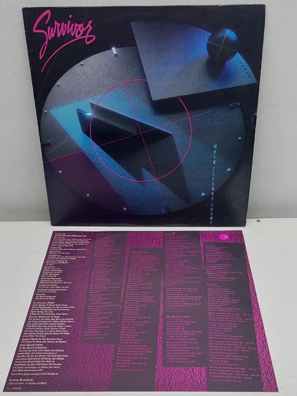Lp Disco de Vinil - Survivor - When Seconds Count - 1986 - Foto 3