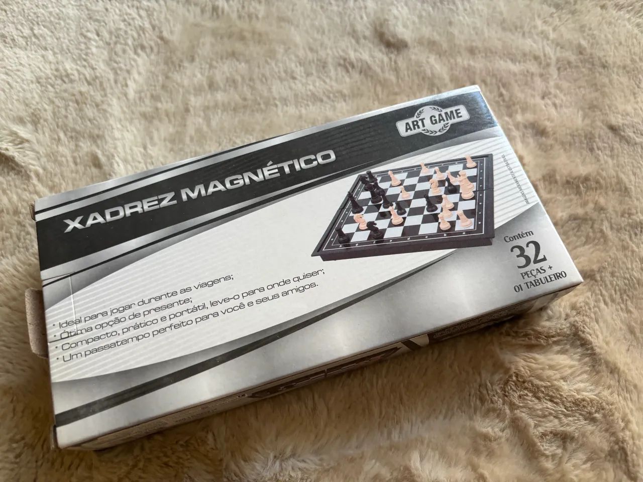 Mini jogo de Xadrez Magnético - Novo - Foto 5