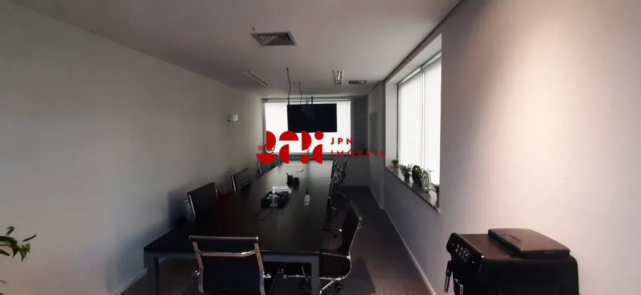 Sala comercial Vila Olímpia, mobiliada - 244m², 04 banheiros, 04 vagas