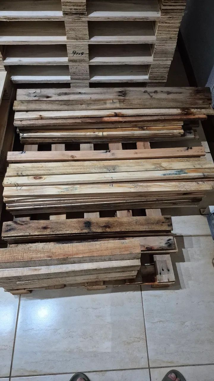 Ripas de pallets diversas medidas, madeira eucalipto, entregamos.  - Foto 5