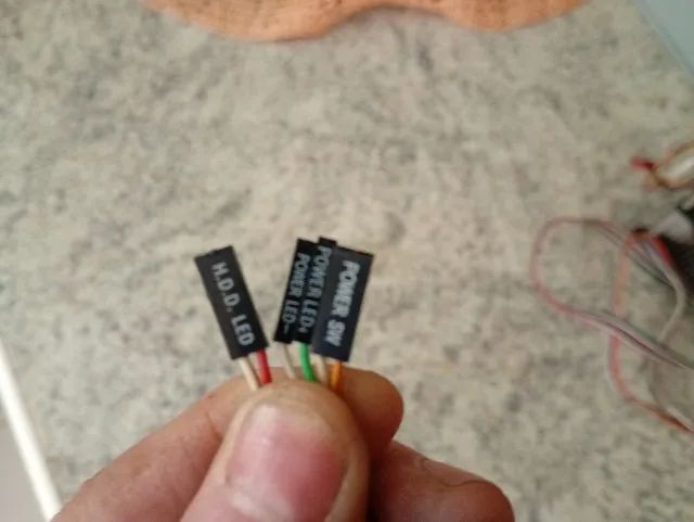 Cabo Interruptor Botão Power +Led RED para Painel frontal PC. - Foto 2