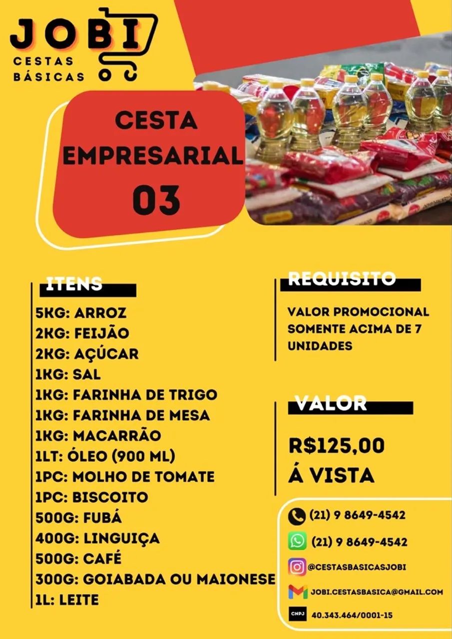Cesta básica alimentícia  - Foto 3