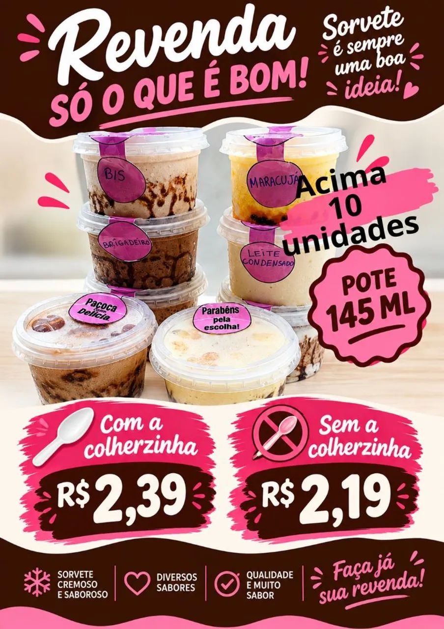 Renda extra revenda sorvetes - Foto 3