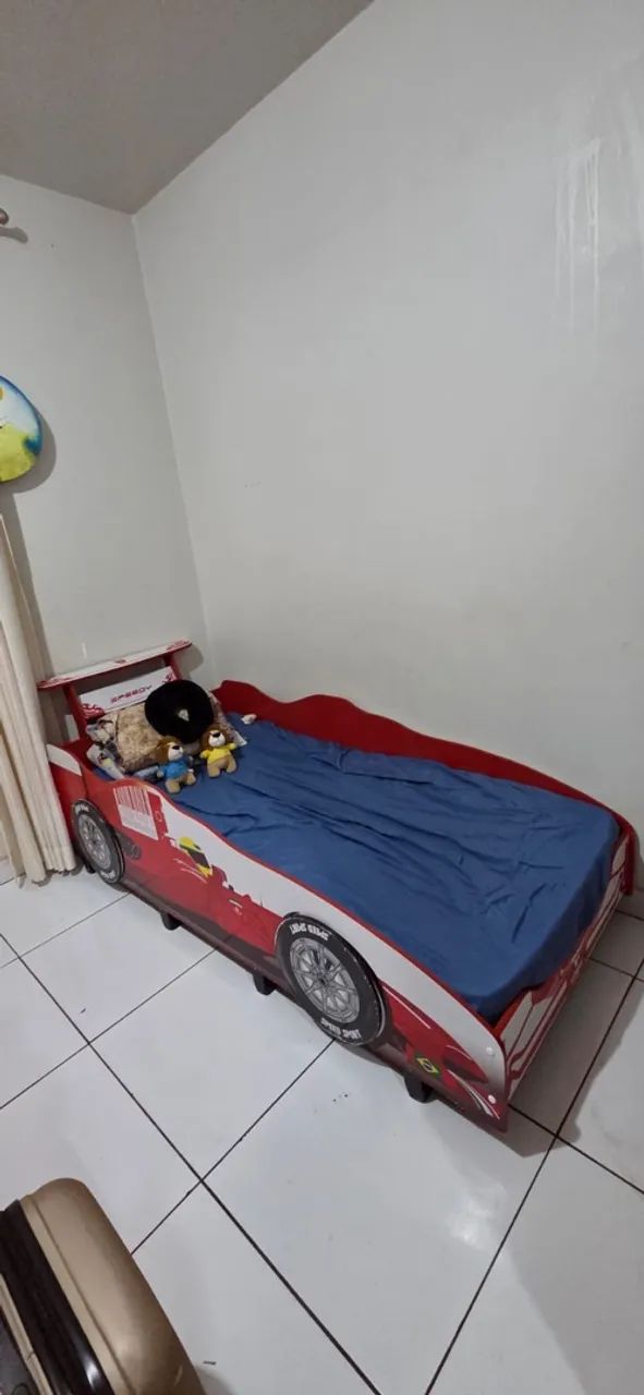 Cama infantil com desenho de carro  - Foto 3