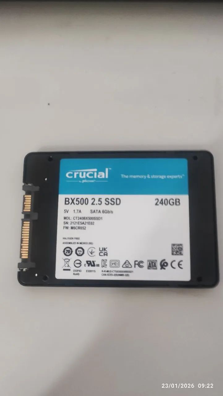 SSD 240 Gb Crucial  - Foto 2
