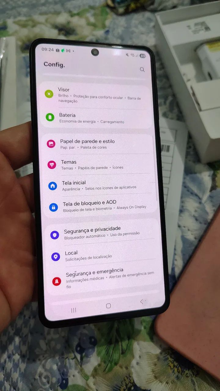 Galaxy M55 5G com 256gb Com nota fiscal e acessórios originais  - Foto 5