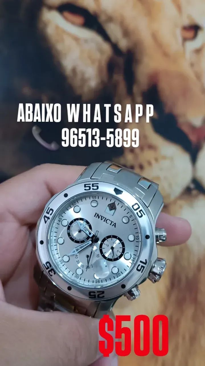 Relógio INVICTA PRO DIVER MULTIFUNCIONAL MOSTRADOR BRANCO 