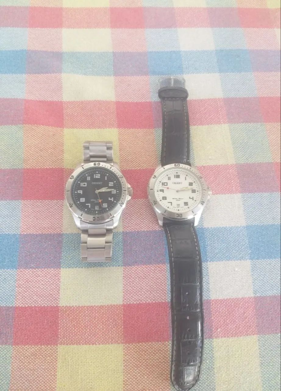 Dois relógios Orient MBSS1 155A masculinos  - Foto 3