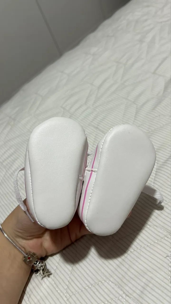 Sapatinhos de Bebê Menina | Kit com 3 pares  - Foto 6