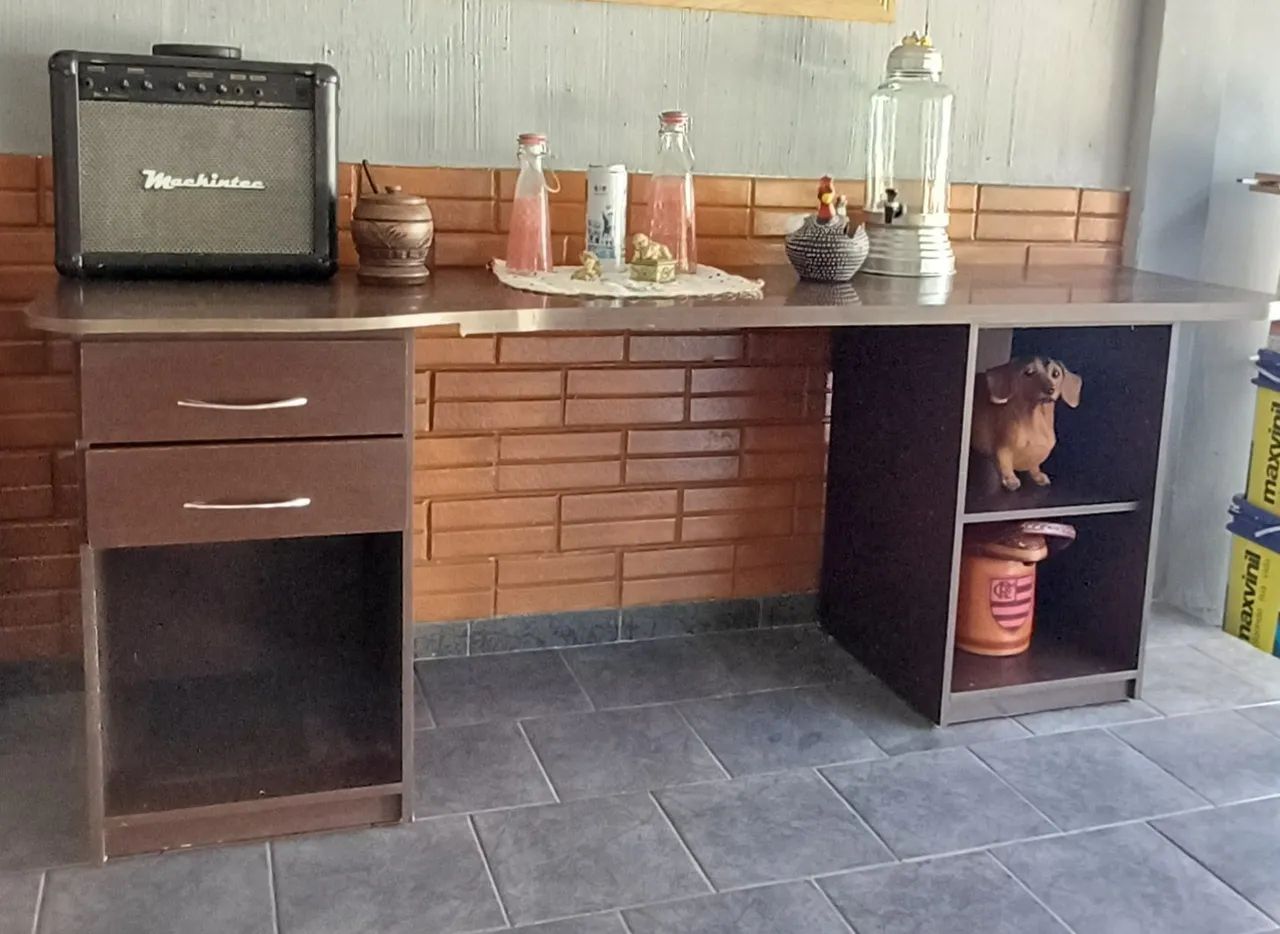 Mesa grande escritório 2,4 m - Foto 2