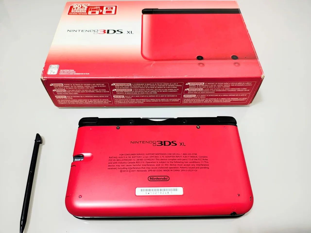 Nintendo 3DS XL Red desbloqueado  - Foto 4