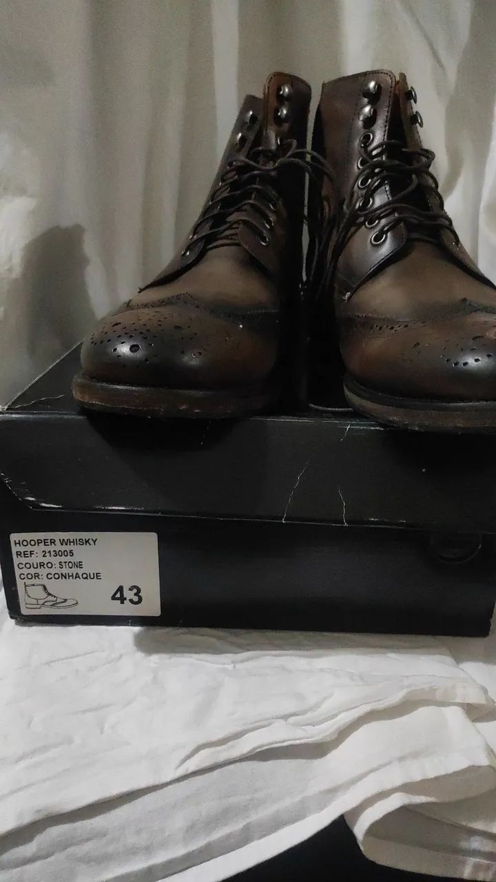 Bota coturno Hopper Original Conhaque 43 - Foto 2
