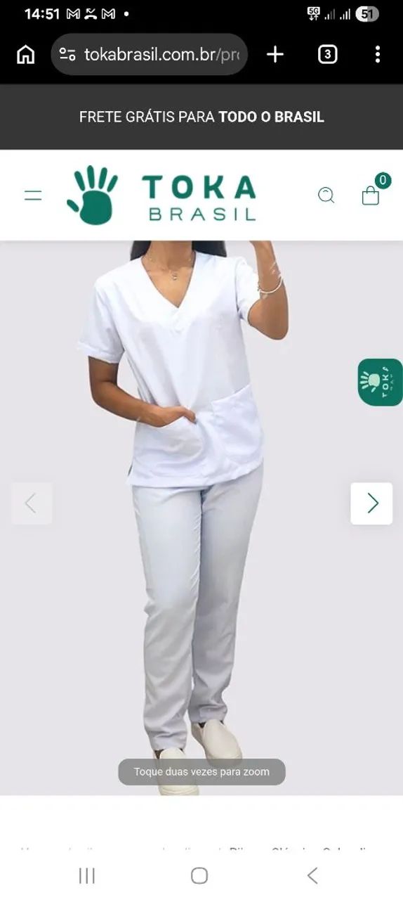Uniforme feminino novo 