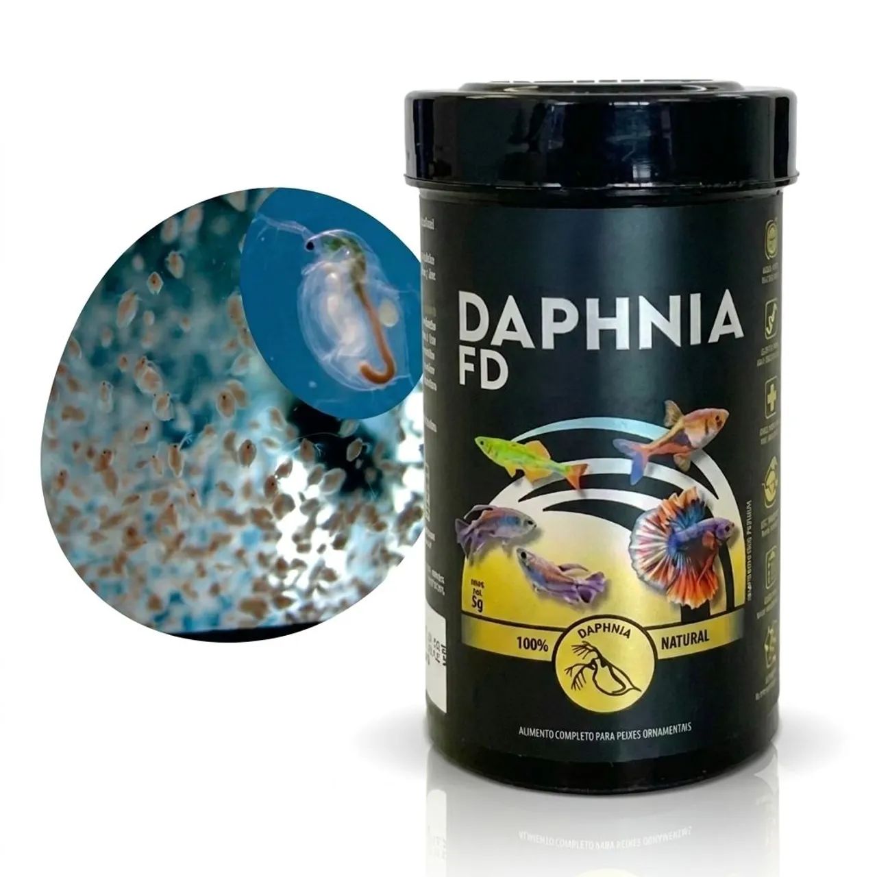 Ração para peixes (Daphinia)