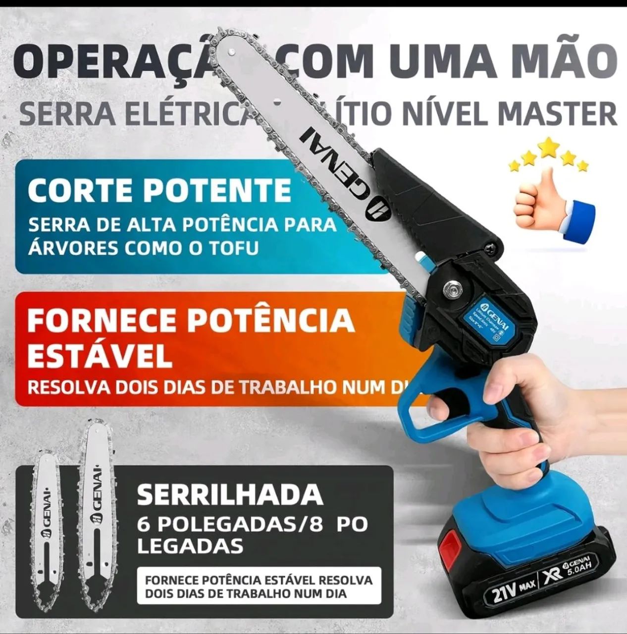 Serra elétrica original  - Foto 2