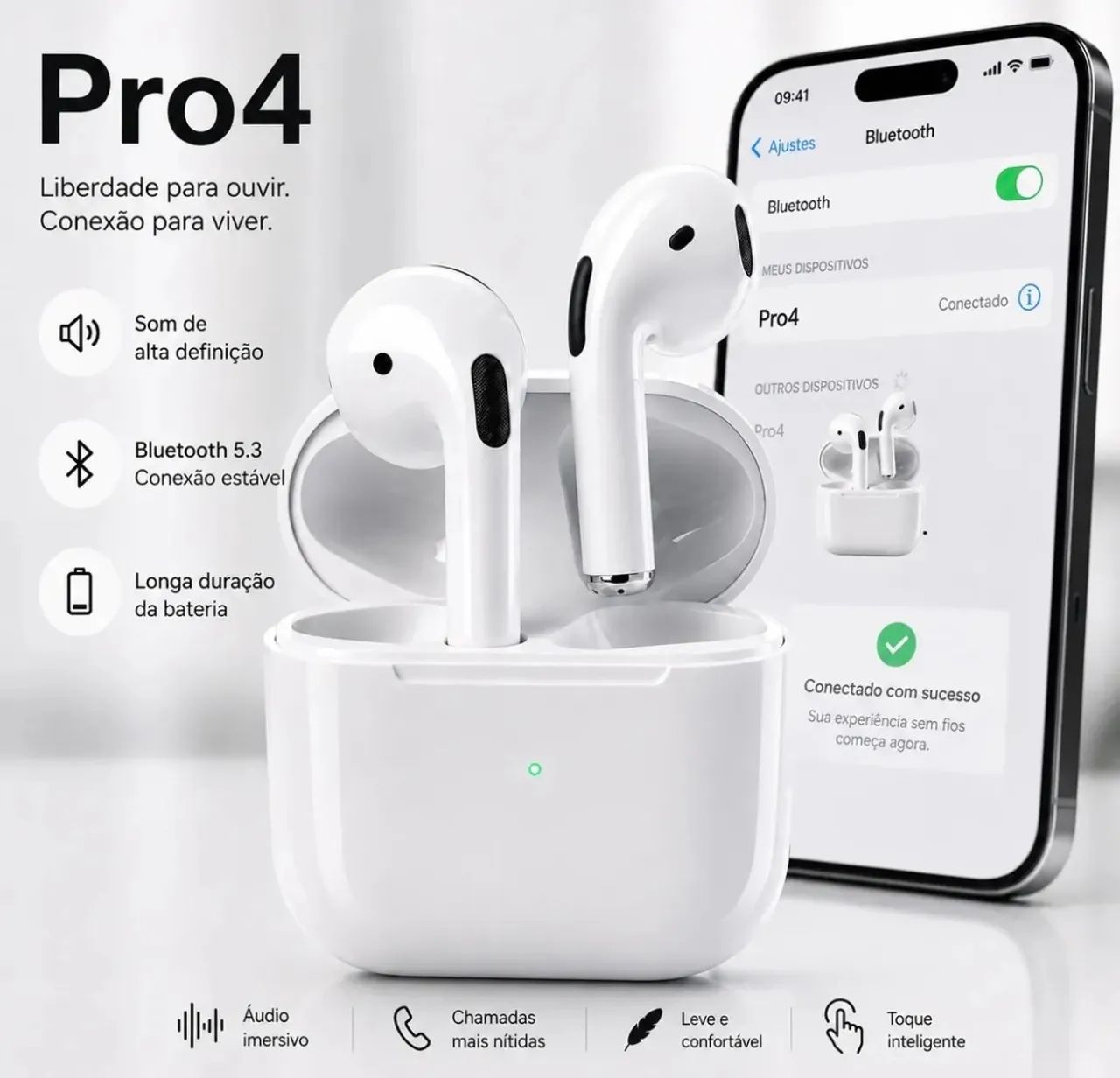 Fone Bluetooth Pro 4 - Foto 3