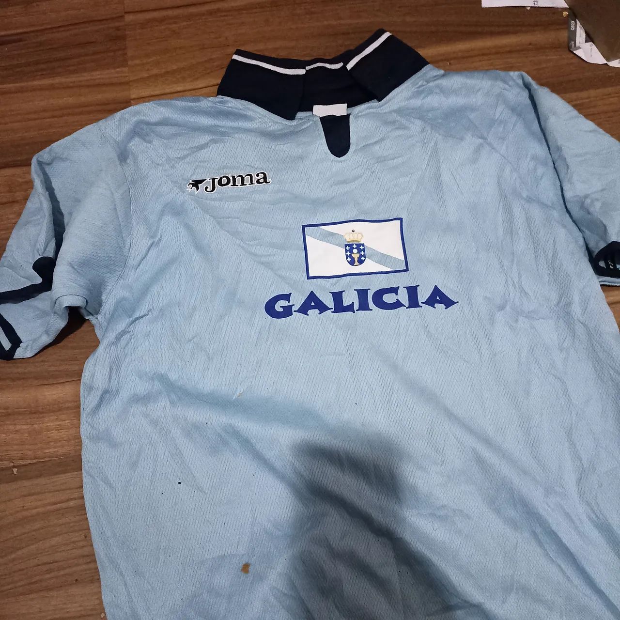 camisa da Galícia usada em jogo 