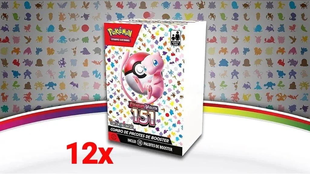 Caixa mini display 151 boosterbox pokemon