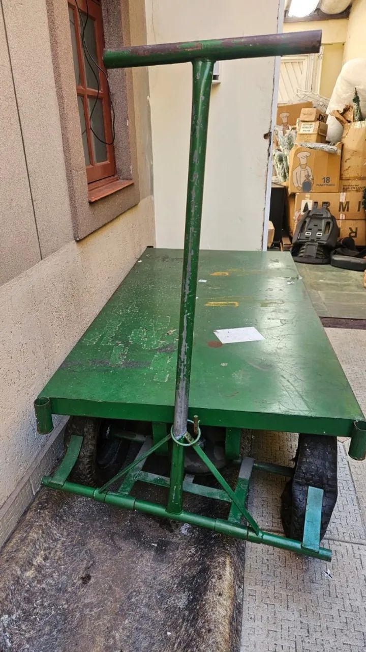 Carro Plataforma Industrial para Transporte de Cargas - Reforçado - Foto 4