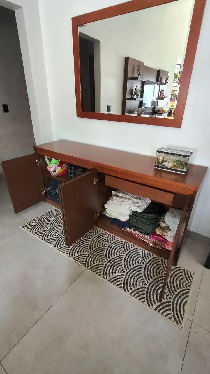 Conjunto aparador mais espelho. - Foto 2