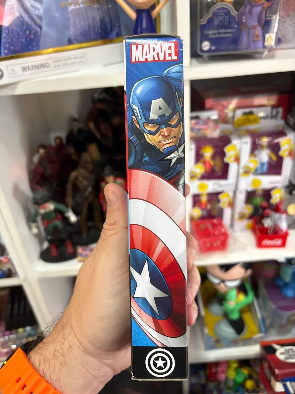 Boneco Capitão América clássico marvel Hasbro  - Foto 2