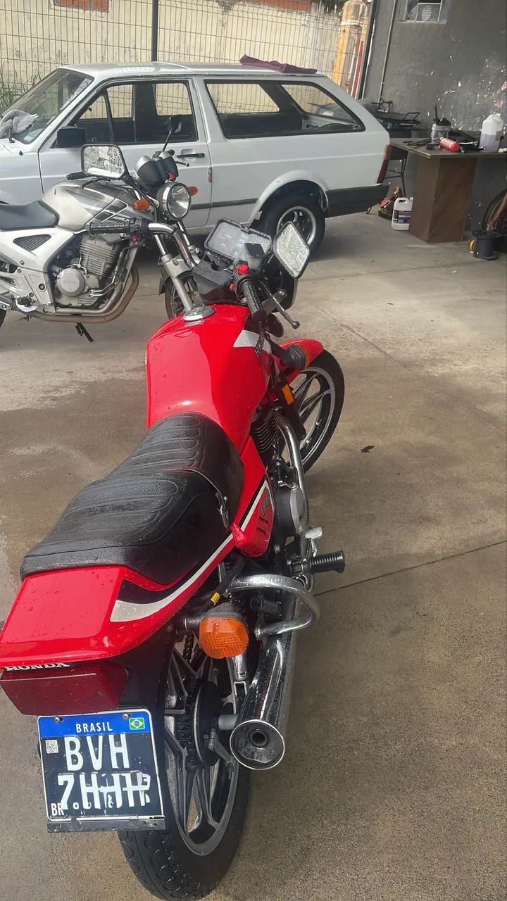 Cb 450 S 1986 PLACA PRETA - Foto 3