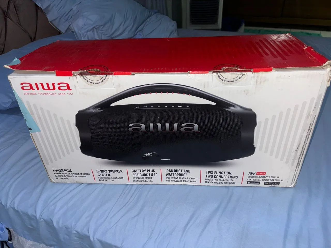 Caixa de som Aiwa nova! - Foto 3