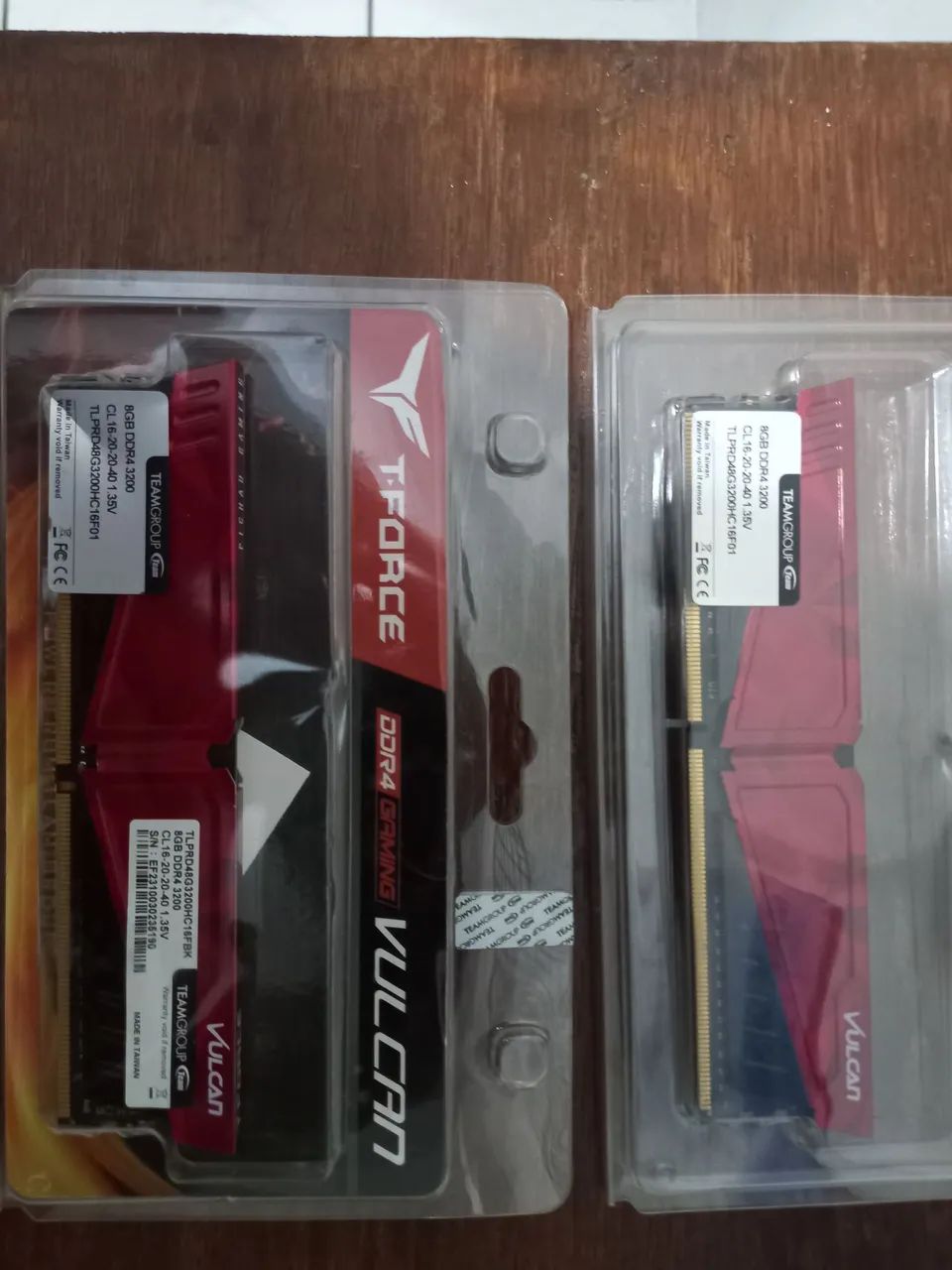Memória RAM T-Force Vulcan DDR4 3200MHz 