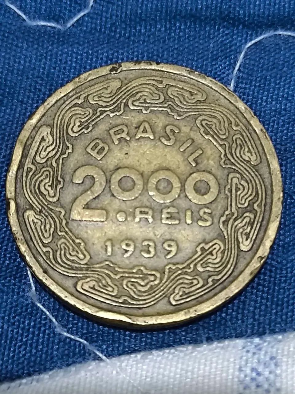 Moeda antiga de reis.