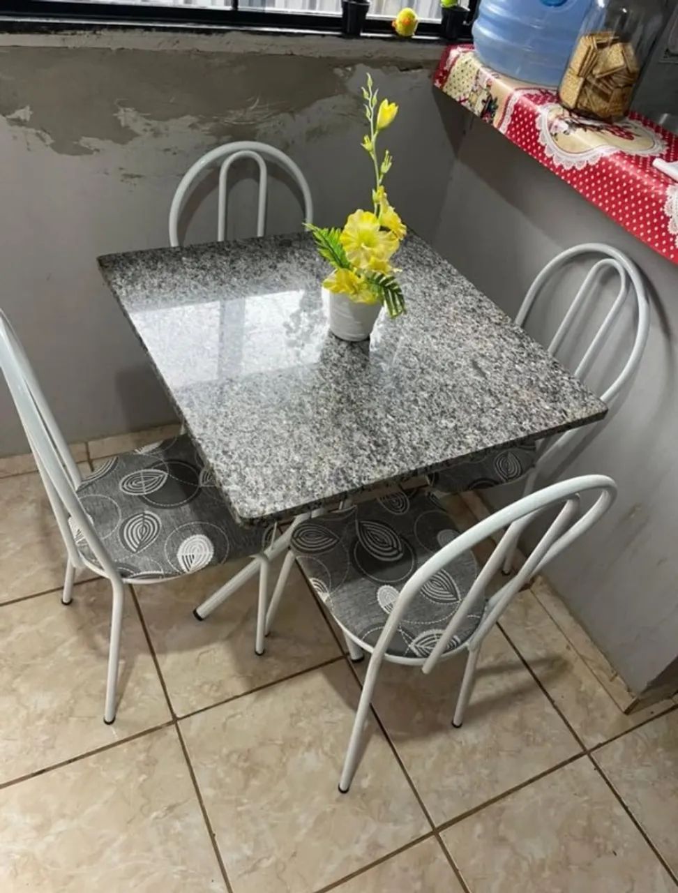 oferta imperdivel mesa de jantar granito 70x 70 a pronta entrega!! - Foto 2