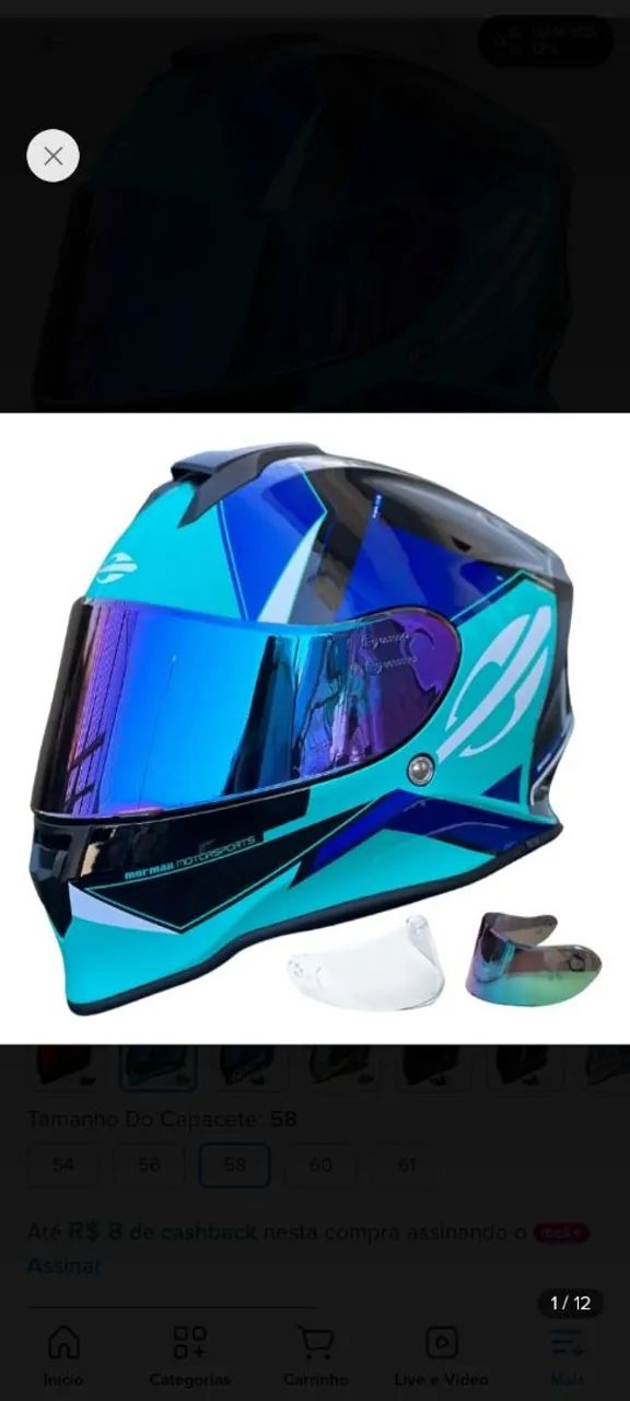 Capacete mormaii 58 - Foto 3