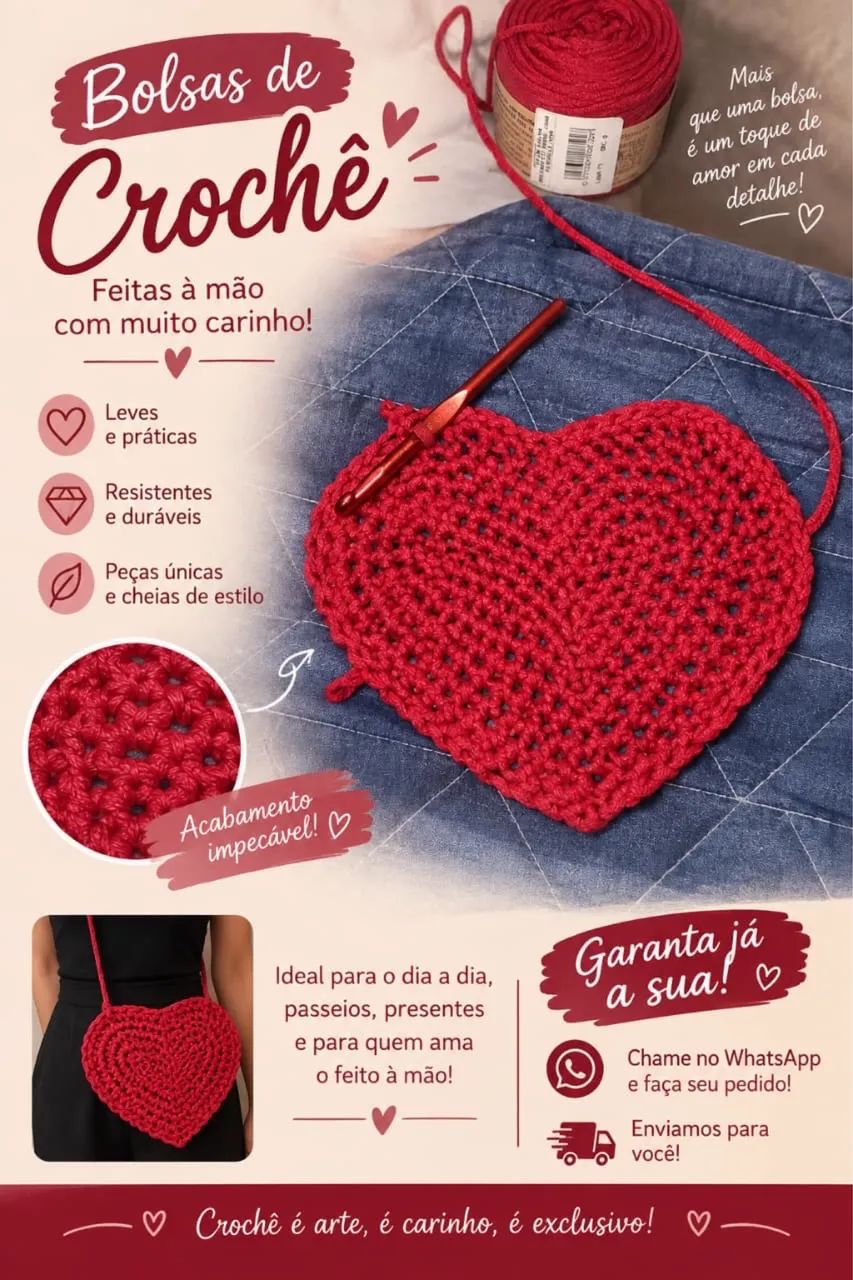 Bolsa de Crochê 
