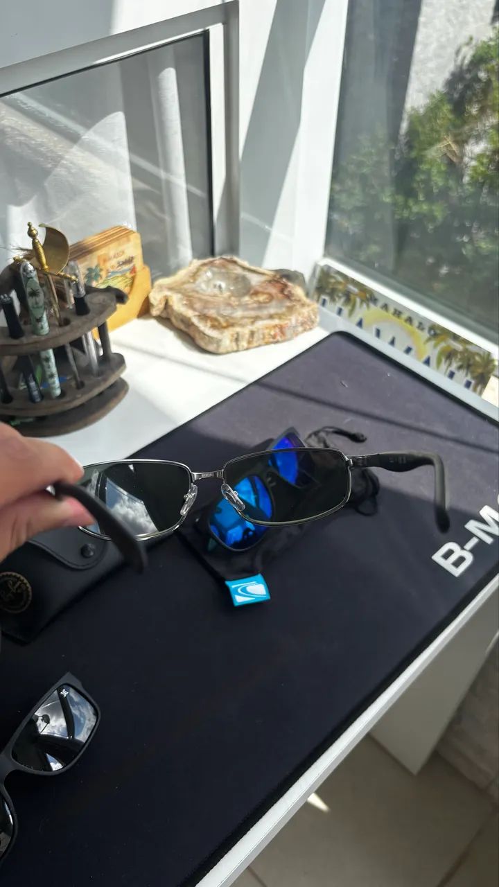 3 óculos de sol - Ray Ban, Hurley e carver - Foto 3