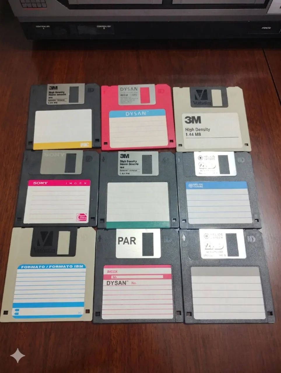 Lote Disquetes 3.5 Polegadas Vintage Sony 3M Verbatim Dysan
