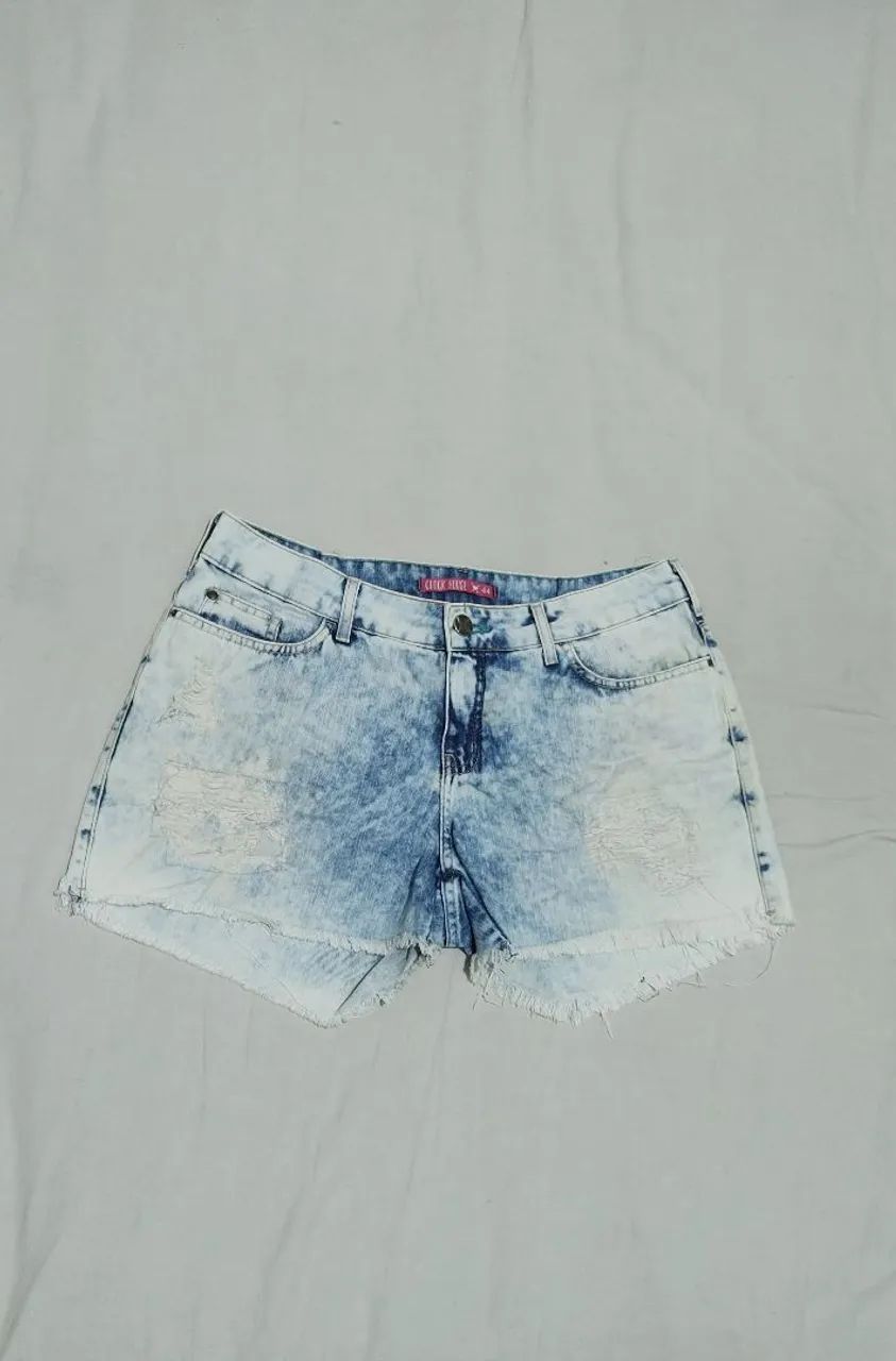 Lote/kit de shorts e saia jeans - Foto 3
