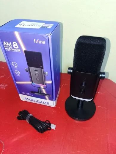 Microfone Fifine AM8 Preto - Foto 2