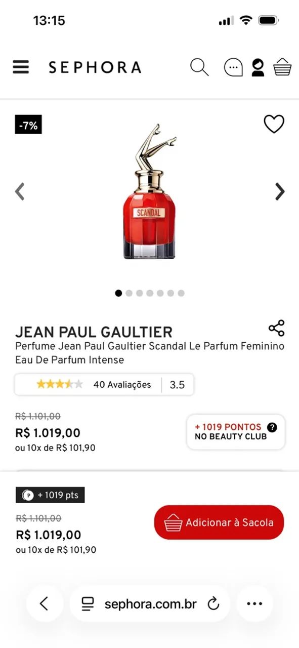 Perfume Jean Paul Gaultier Scandal  - Foto 3