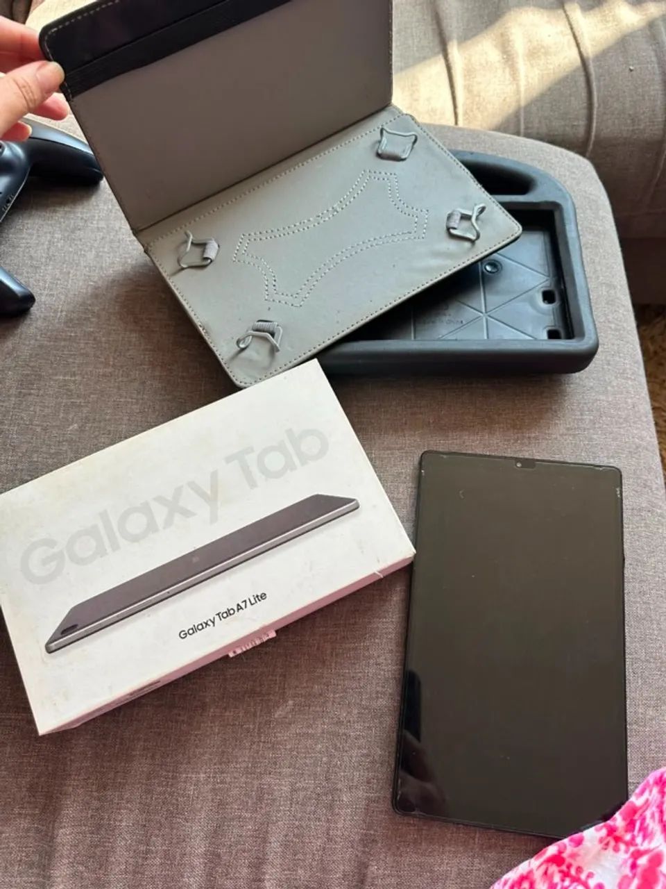 Samsung Galaxy Tab A7 Lite 64GB + Caixa e 2 Capas | Leia a descrição