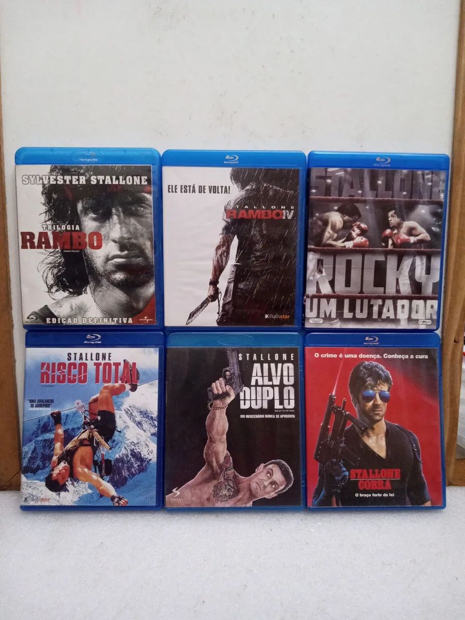 Coleção Rambo Quadrilogia - Stallone original 