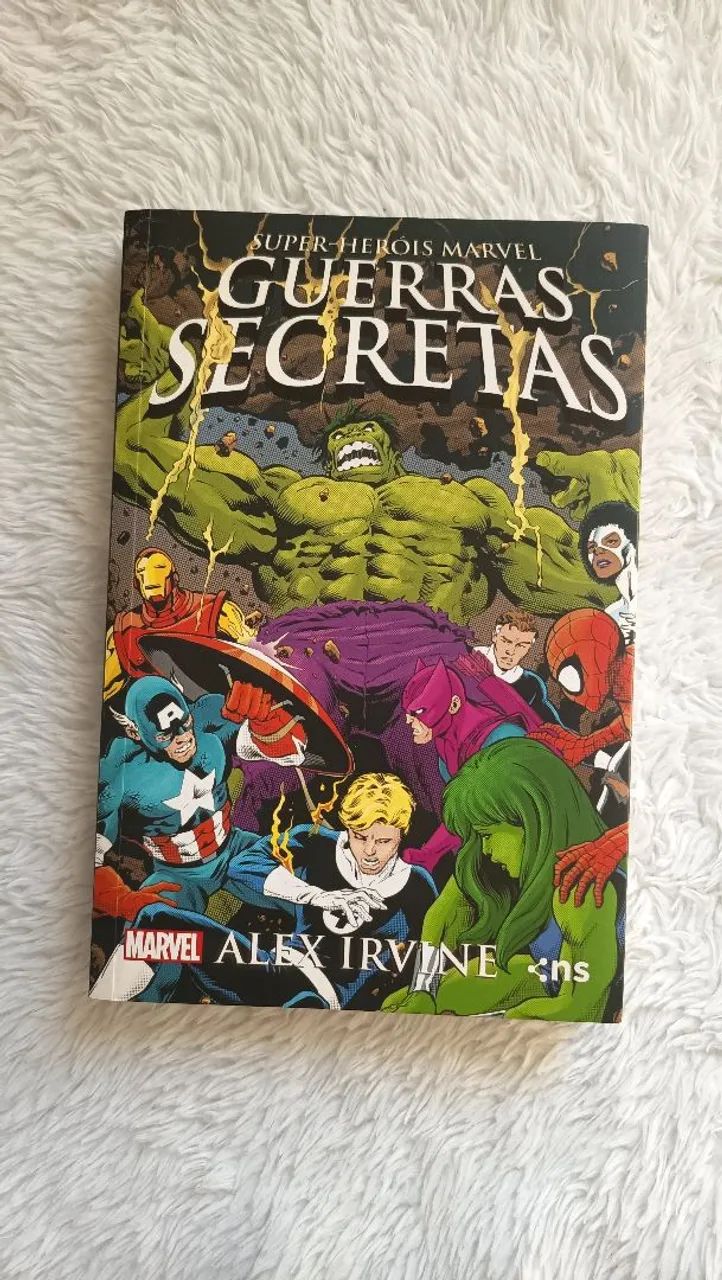 Livro guerras secretas marvel