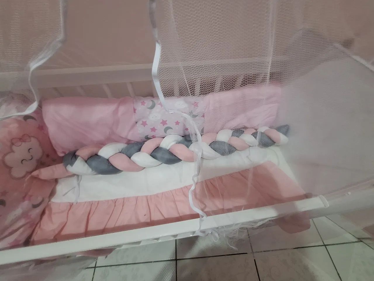 Mini berço com colchão  - Foto 3