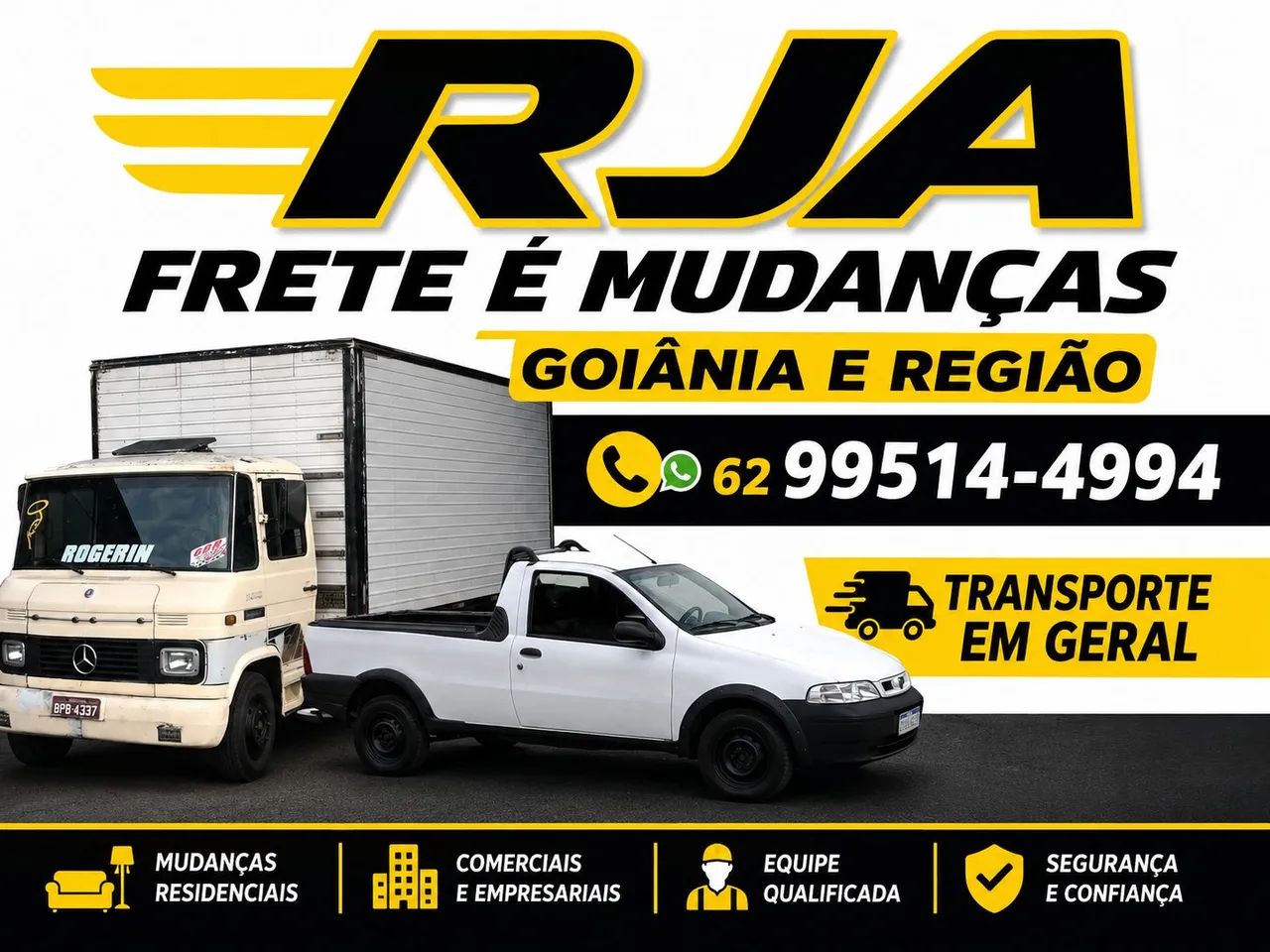 RJA FRETE É MUDANÇAS 