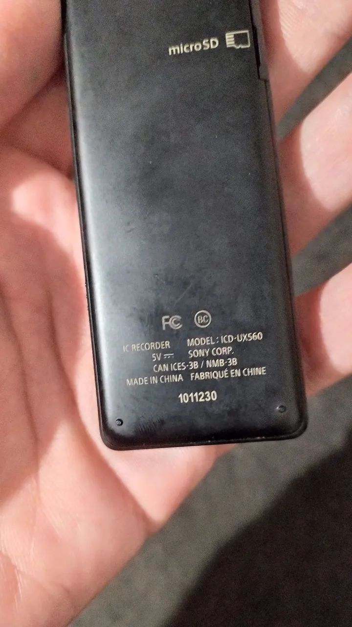 Gravador Sony UX560