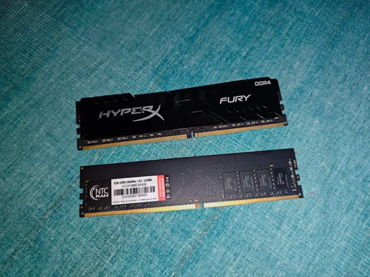 Kit com 2 Memórias Ram 8gb Ddr4 (Cada)